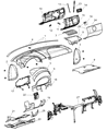 2005 Chrysler Crossfire Lift Support Diagram - 5099512AA