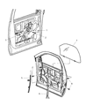 Dodge Ram 2500 Window Regulator Diagram - 55276207AC