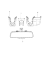 2020 Chrysler 300 Mirror Cover Diagram - 68213400AA