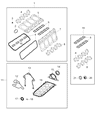 Jeep Water Pump Gasket Diagram - 68165890AA
