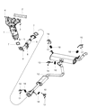 Dodge Dart Tail Pipe Diagram - 5147271AC