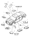 Chrysler Air Bag Control Module Diagram - 5081042AD