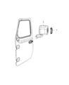 Jeep Wrangler Car Mirror Diagram - 6ZJ80LAUAA