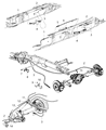 2020 Ram 3500 Parking Brake Cable Diagram - 68437982AC