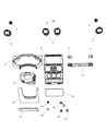 Jeep Steering Column Cover Diagram - 5KD19ZJ8AB