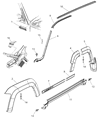 2010 Jeep Liberty Door Moldings Diagram - 5KV86XS9AA