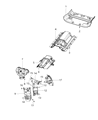 2020 Jeep Cherokee Exhaust Heat Shield Diagram - 68248392AA