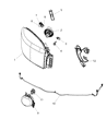 Ram Light Socket Diagram - 68083021AA
