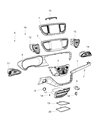 Chrysler Voyager A/C Switch Diagram - 6UX561X8AA