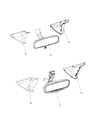 2020 Jeep Cherokee Car Mirror Diagram - 68333755AA