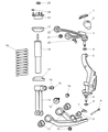 Jeep Commander Ball Joint Diagram - 5135651AC