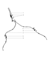 2010 Chrysler Sebring Parking Brake Cable Diagram - 5085747AF