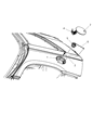 Chrysler Fuel Filler Housing Diagram - 4716571AD