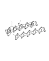 2003 Dodge Sprinter 2500 Exhaust Manifold Gasket Diagram - 5117528AA