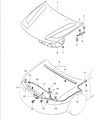 Chrysler Sebring Hood Latch Diagram - MB927379