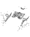 Dodge Durango Floor Pan Diagram - 68251628AC