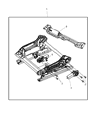 2007 Dodge Durango Seat Motor Diagram - 5135113AA