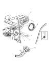 Ram Dakota Fuel Filler Housing Diagram - 55359243AA