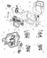 2013 Jeep Wrangler Door Latch Assembly Diagram - 4589276AK