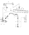 Dodge Ram 3500 A/C Hose Diagram - 55056674AC