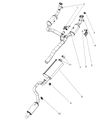 Dodge Nitro Catalytic Converter Diagram - 52125219AD