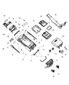 Ram 2500 Center Console Base Diagram - 6WX74RN8AA