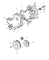 Dodge Ram 2500 Harmonic Balancer Diagram - 4746693