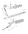 Chrysler Cirrus Intake Valve Diagram - 4667189