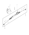Dodge Journey Rack And Pinion Diagram - 68140628AE