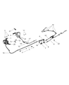 2010 Dodge Journey Parking Brake Cable Diagram - 4862226AE