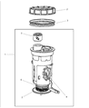 Jeep Wrangler Fuel Pump Diagram - 5093788AA
