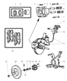 Dodge Intrepid Brake Caliper Diagram - R5010033AA