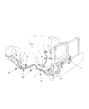 Jeep Transmission Oil Cooler Hose Diagram - 52028561AC