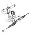 Jeep Steering Gear Box Diagram - 52089292AC