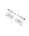 Jeep CV Boot Diagram - 4796233AB