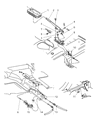 2006 Jeep Wrangler Parking Brake Cable Diagram - 52013457AB