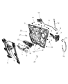 Dodge Journey Door Lock Actuator Diagram - 4589914AB
