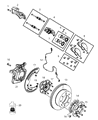 Ram Brake Caliper Diagram - 68453093AB