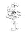 Jeep Exhaust Manifold Gasket Diagram - 68275163AA