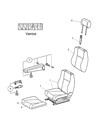 Dodge Sprinter 2500 Armrest Diagram - 5103711AA