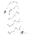 Ram Transmission Oil Cooler Hose Diagram - 52014804AE