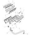 2000 Dodge Ram Wagon Cylinder Head Diagram - 53021138