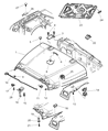 Jeep Wrangler Hood Diagram - 55176594AE
