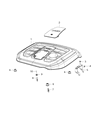 Dodge Durango Engine Cover Diagram - 5281383AF