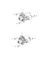 Ram 1500 Starter Motor Diagram - 68080460AB