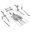 Dodge Dart Floor Pan Diagram - 68105059AC