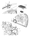 2004 Dodge Durango Car Speakers Diagram - 4685972AB