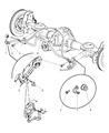 Chrysler Aspen Sway Bar Link Diagram - V5398928AB