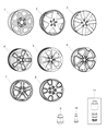 Jeep Wrangler Spare Wheel Diagram - 1SU90RXFAB