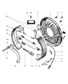 2002 Dodge Ram Wagon Wheel Cylinder Diagram - 5010005AA